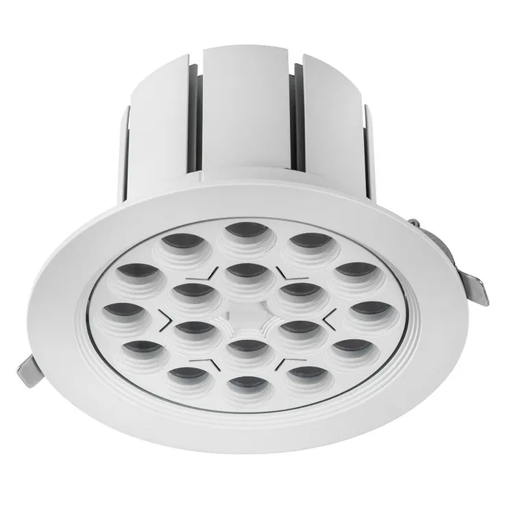 5 Năm Bảo Hành Lửa Xếp Hạng 135Mm Cutout Lõm Xoay 30W 40W 6 Inch Retrofit Led Điều Chỉnh Downlight