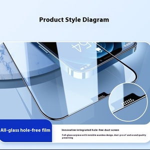 Tích hợp chống bụi chống Peep HD 15 toàn màn hình 13 phim bảo vệ màn hình chống vân tay cho Apple 16pro 14 12 điện thoại di động - Product Image 2