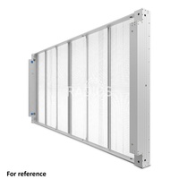 Fácil instalación Película LED transparente Ventana de compras Módulo de rejilla Pantalla LED Pantalla de publicidad de vidrio transparente