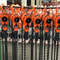 Palans à levier manuels 0,75T 1,5T 3T 6T en acier allié G80 avec chaîne à cliquet pour levage et amarrage dans la construction de sidérurgies