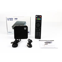 TV Box 1080P Full HD H265 DVBT2 Set Top Box Decodificador de TV en el que se incluye el receptor de la caja de decodificador de TV del receptor de DVB-T2