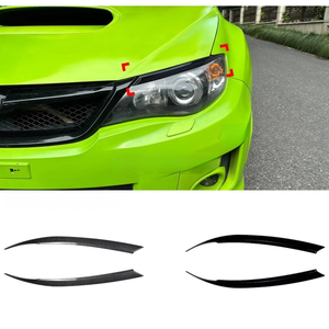 For Subaru Impreza WRX STI 2007-2014 <b>Styling</b> Kits Car <b>Styling</b> Trim <b>Head</b> Light Lamp Eyelids Eyebrow Headlight Decoration Body Kit - Product Image 1