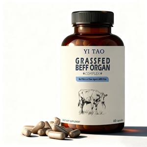 OEM/ODM own brand factory supplies <b>grass</b>-fed beef liver capsules, <b>dried</b> beef liver capsules, energy support products - Product Image 1