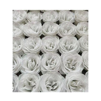 Vente en gros de têtes de fleurs artificielles en soie avec paillettes dorées lumineuses, fleurs artificielles pour la décoration de la maison et des mariages