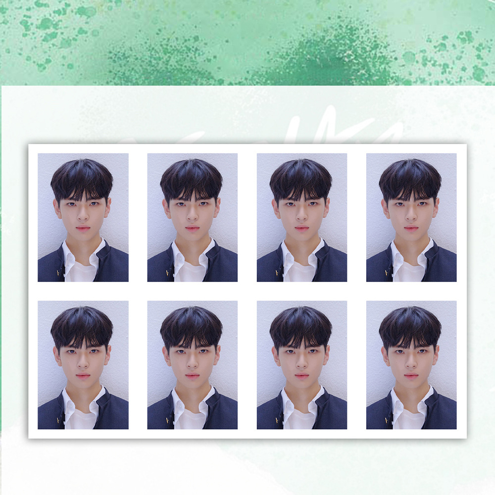 KPOP EPEX Member One Inch Personal ID Photo Cards Baekseung Keum