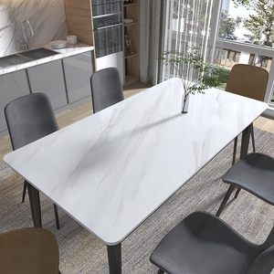 Tem dán tường giả đá cẩm thạch trắng 3D, chất liệu vinyl, dán và bóc dễ dàng, chống thấm, tự dính, dùng cho mặt bếp - Product Image 5