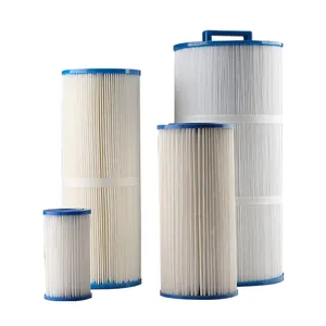 PP polyester membran bütün ev su filtresi pilili havuz ve SPA filtre kartuşu