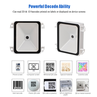 Module de décodage de codes-barres Fuzzy-Code, scanner de codes-barres mini grand angle à montage fixe avec interface USB RS232 TTL en option