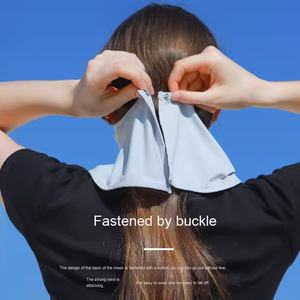 Copri collo in Nylon traspirante maschera di protezione per mezza faccia estiva per sport all'aria aperta in ciclismo - Product Image 5