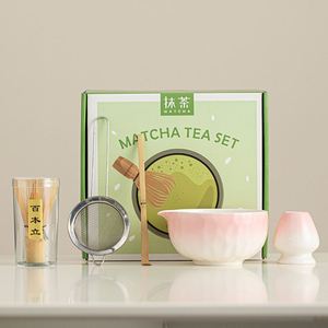 Juego de Tazas de Cerámica con Logotipo Personalizable, Juego de Matcha con Batidor de Bambú, Cuchara, Cucharilla de Té, Alta Calidad, 2 Piezas, Caja de Regalo - Product Image 3
