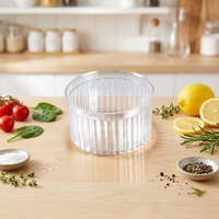 PET plastic transparante, food grade, biologisch afbreekbare, zeefdruk bedrukte, op maat gemaakte kleur taartdoos, afhaallocatie voedselverpakking, bakblik