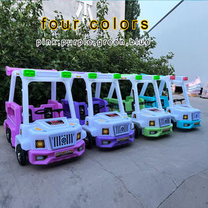 Babos quattro persone elettrico <span class=keywords><strong>giocattolo</strong></span> quadrato auto divertimento in plastica genitore-bambino <span class=keywords><strong>Tram</strong></span> con paraurti per esterni - Product Image 2