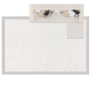 พรมปูพื้นทรงสี่เหลี่ยมผืนผ้าลายทางสีพื้น ยี่ห้อ Jinrui ทนทานต่อคราบสกปรก ทำความสะอาดง่าย เหมาะสำหรับห้องนั่งเล่นและห้องนอน - Product Image 2