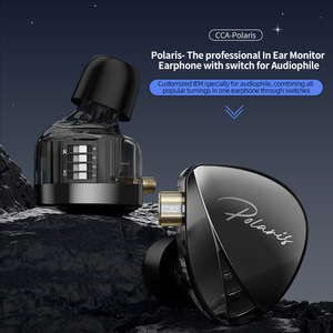 Audífonos Intrauditivos Profesionales CCA Polaris con Controlador Dinámico de Doble Cavidad y Interruptor para Audiófilos - Product Image 2
