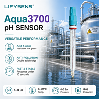 Électrode numérique portable Aqua3700 pour pH, profondeur d'insertion personnalisée (capteur PG13.5 de 165 mm) pour l'eau du robinet, les piscines et l'eau secondaire