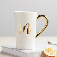 Fabricant Offre Spéciale tasse à café en céramique en vrac bon marché tasse en céramique décalcomanie en or véritable tasse personnalisée tasse blanche