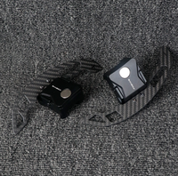 Paddle Shifter Magnetik Serat Karbon Asli Berkilau untuk Ford Mustang EcoBoost GT Shelby 2015-2023 Peningkatan Setir