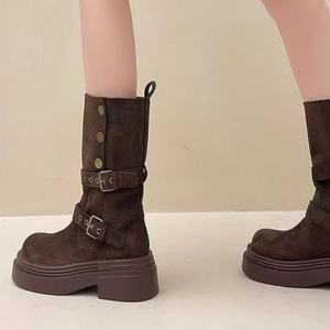 รองเท้าโมคาซินผู้ชายสีน้ำตาลคุณภาพสูง หนังอังกฤษแบบวอชด์ สไตล์เรโทร ตัดเย็บแบบ Goodyear Welted ทำมือ - Product Image 6