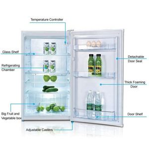 Refrigeradores Personalizados de Acero Inoxidable de 335L, de Una Puerta, Eficientes Energéticamente, para Uso en Hoteles, con Certificación CB ROHS, de Fábrica Profesional - Product Image 4