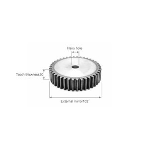 Offre Spéciale et meilleure qualité Custom C45 Steel Small Spur Gears and Special Gears Manufacturing Supplier - Product Image 2