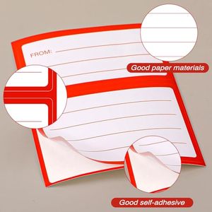 Etiquetas de envío autoadhesivas de 4.5x3.5 pulgadas, en blanco, para dirección de remitente, para paquetes, cajas de regalo y correo. - Product Image 4