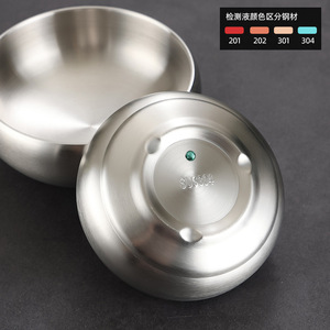 Korean Style 304 Stainless Steel Rice Bowl Gold Soup Bowl Kimchi Bowl Barbecue Bowl Dipping Sauce Dish - Product Image 4