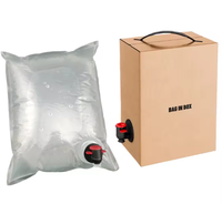 Distributeur de sacs de sécurité anti-humidité en papier jetable personnalisé 1L 2L 3L pour eau minérale, jus, café, bière, boissons