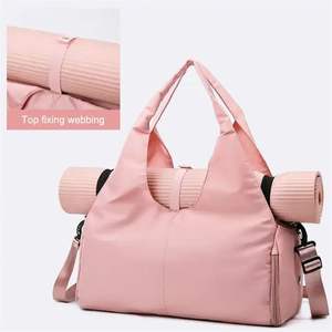 Bolsa de Deporte Impermeable de Gran Capacidad con Cierre de Cremallera, Compartimento para Zapatos con Separación Seco-Húmedo, Logotipo Personalizado, Bolsa de Viaje Deportiva - Product Image 5