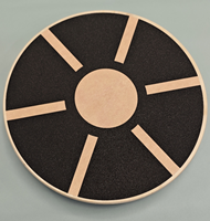 Tabla de Equilibrio de Madera Ecológica de Alta Calidad, Giratoria 360 Grados, para Entrenamiento Físico, Directo de Fábrica, Almohadilla de Alto Equilibrio