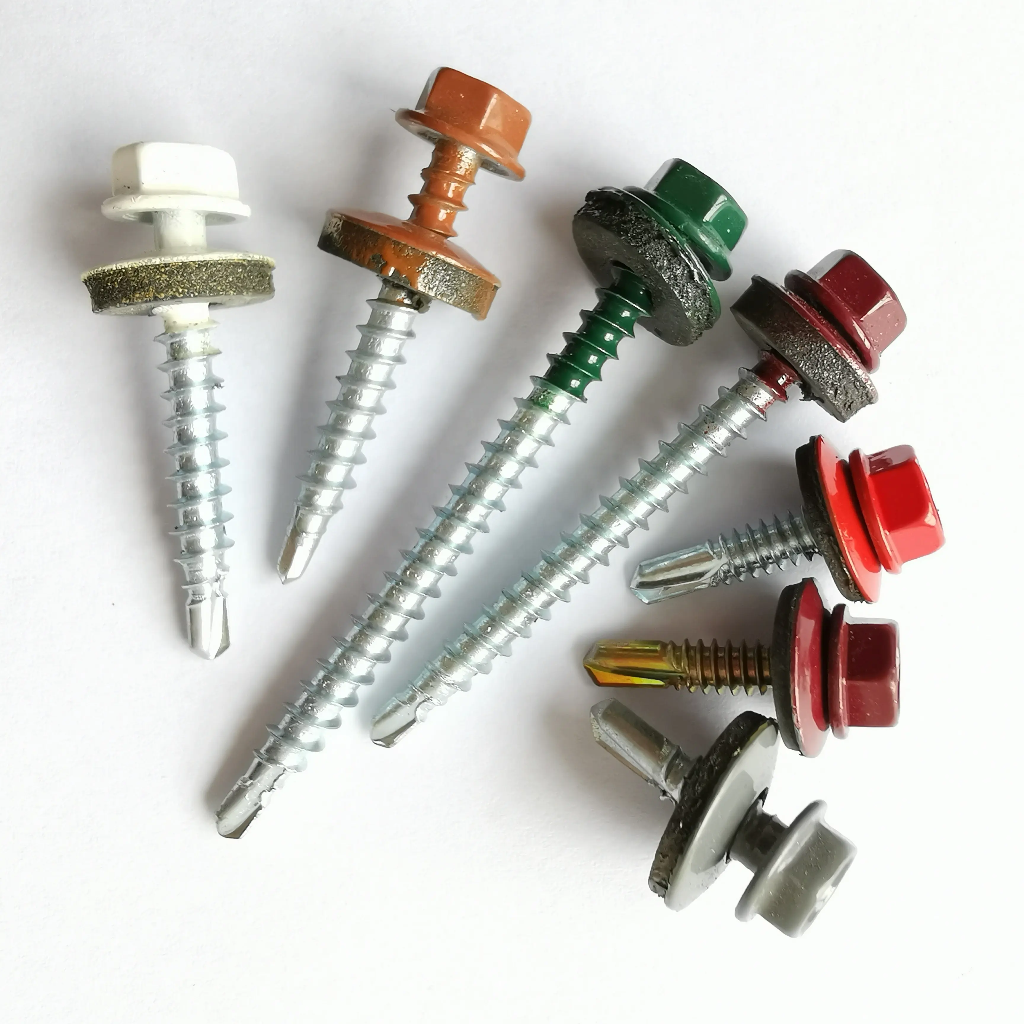 Heißer verkauf hex kopf dach schrauben taiwan qualität C1022A slef-bohren schraube DIN7504K hex kopf Self Drilling Screws