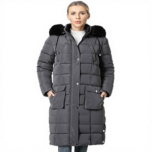 Women's Lightweight <b>Packable</b> Hooded Winter Quilted Puffer <b>Jacket</b> Detachable Sleeves Hat Zipper Closure Waterproof - Product Image 1