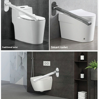 Barres de sécurité pour baignoire, poignées de douche pour personnes âgées, barre de maintien rabattable pour salle de bain, support de main pour toilettes, barre de maintien 27,6 pouces