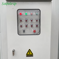 Armoire de commande d'éclairage sans fil VHF durable 118-136 MHz 8-12 circuits Air-terre pour éclairages de hélicoptère