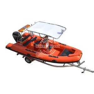 Ce rib 580 제트 세일링 고무 작은 Bateau 센터 콘솔 Aluminio 조디악 Pvc 레이싱 플라스틱 보트 물 스포츠