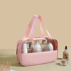Zipper Travel Toiletry Cosmetic <b>Bags</b> or Pouches <b>Makeup</b> Pouch OEM Wholesale Personalised Customized Logo <b>Large</b> Capacity Pvc Stone - Product Image 4