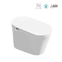 WC intelligent japonais de luxe pour femme, à économie d'eau, avec double chasse, à poser au sol, allongé