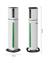 Nouveau Design Humidificateur Électrique Commercial et Domestique à Ultrasons sur Pied Grande Capacité avec Télécommande