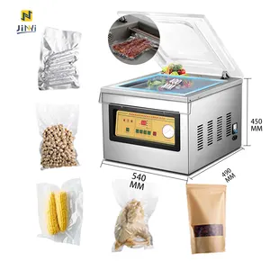 JINYI DZ-400/2F Tragbare Tisch vakuum maschine für Lebensmittel verpackungen Vakuum ier maschine für Frischfleisch verpackungen