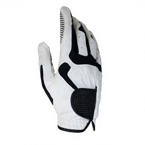 Right Hand Men's Golf Glove Micro Fiber Non slip White <b>Single</b> Pack Custom Design Top Quality Sports Wear Golf Gloves Oem - Product Image 1