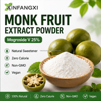 Poudre de Fruit du Moine Bio en Vrac, Extrait de Fruit du Moine pour Compléments Alimentaires, Édulcorant Naturel à Haute Douceur, ISO HALAL Mogroside V25