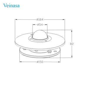 Veinasa-ZFS-N akıllı tarım güneş Pyranometer 4-20mA çevre izleme için toplam güneş radyasyonu sensör ölçer - Product Image 6