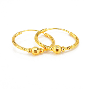 Jinxiuxing, pendientes <span class=keywords><strong>de</strong></span> cuentas personalizados, chapado en oro <span class=keywords><strong>de</strong></span> 24 quilates, latón macizo, piedra <span class=keywords><strong>de</strong></span> circón, <span class=keywords><strong>aros</strong></span> <span class=keywords><strong>de</strong></span> mujer rellenos <span class=keywords><strong>de</strong></span> oro, joyería al por mayor - Product Image 4