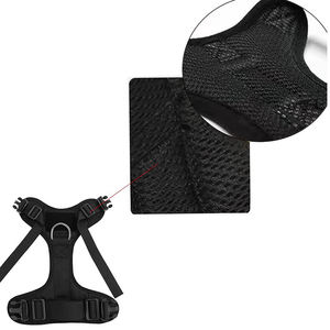 Verstelbare Training Heavy Duty Hoge Kwaliteit Grote Hondenharnas Vest Metalen Gesp Kraag Nylon Tactische Hondentouw Riem - Product Image 4