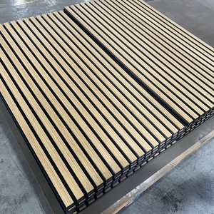 Pannello Acustico Moderno Ecologico in Fibra di Poliestere Akupanel 3D con <span class=keywords><strong>Design</strong></span> a Doghe e Modello 3D per Hotel e Studi - Product Image 1