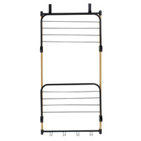 Séchoir à vêtements multifonctionnel en métal Design pliable Porte suspendue pour le salon