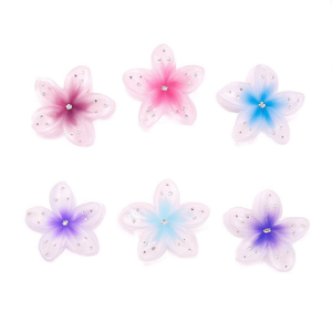 Pinza de Pelo Xin Jelly Flower de 8 cm con Diamantes de Imitación, Accesorio para el Cabello de Mujer, Estilo Dulce, Uso Diario, Material Plástico - Product Image 1