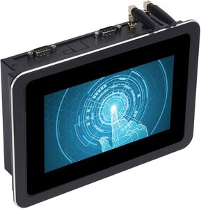 Ordinateur industriel en alliage d'aluminium de 7 pouces, IP65, résistant à l'eau et à la poussière, large plage de températures et de tensions, Win11, processeur N97, PC tout-en-un - Product Image 1