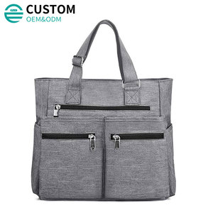 Sac fourre-tout de voyage Fuliya personnalisé avec logo imprimé, réutilisable, pour ordinateur portable, pour femmes, pour les vacances, les trajets domicile-travail, les courses, grande capacité - Product Image 1