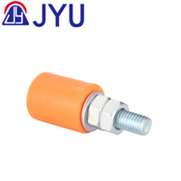 Rouleau de guidage en Nylon de haute qualité pour conception industrielle porte mobile Durable support extérieur silencieux Installation de vis en gros