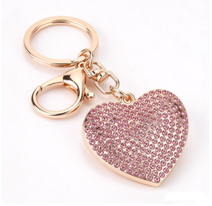 Llavero de cristal con forma de corazón, colgante para bolso, bonito regalo para el Día de San Valentín, regalo para pareja de novios recién casados. - Product Image 4
